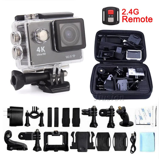 Ultra HD WiFi 4K 1080P Action Mini Camera Waterproof Sport Cam Helmet Go Pro Style For Xiao Mi Yi Water Resistant Camcorder