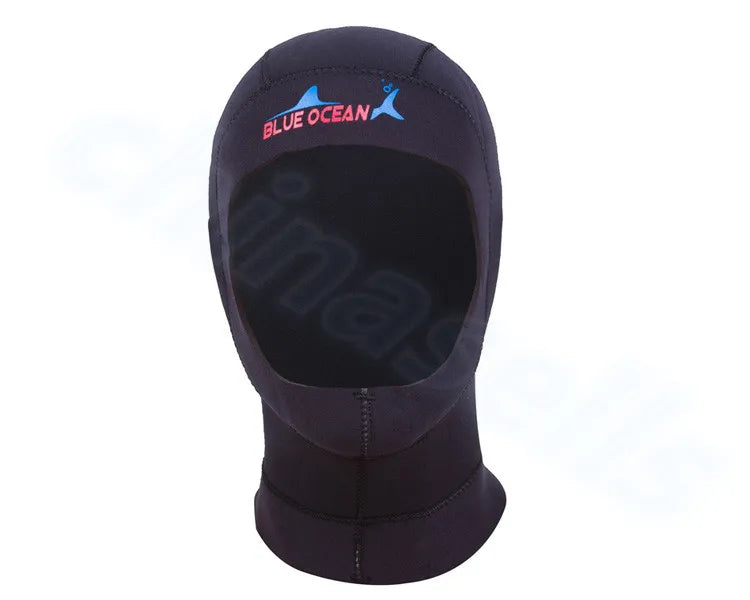 3mm Neoprene Men Women Fishing Snorkeling Hood Cap Swim Full Face Mask Waterproof Warm Scuba Diving Hat winter swimming cap