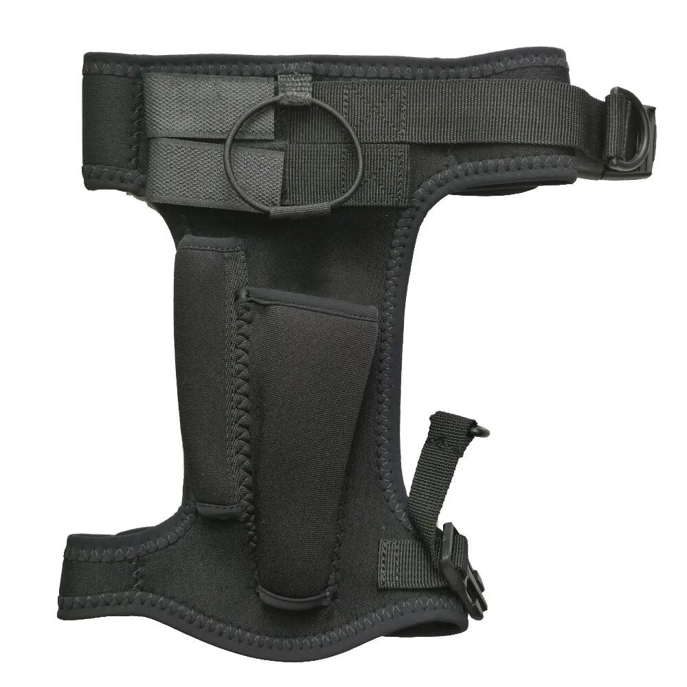 Faca de neoprene para mergulho autônomo, bainha com bainha, suporte para perna, equipamento de mergulho ajustável