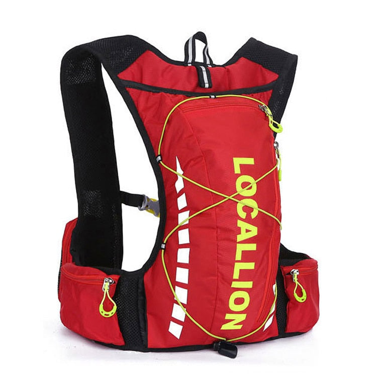 Outdoor Sport Bag 10L Professional Cycling Bicycle Bike Backpack Packsack Running Backpack Fishing Vest Bag Hydration Pack LK508