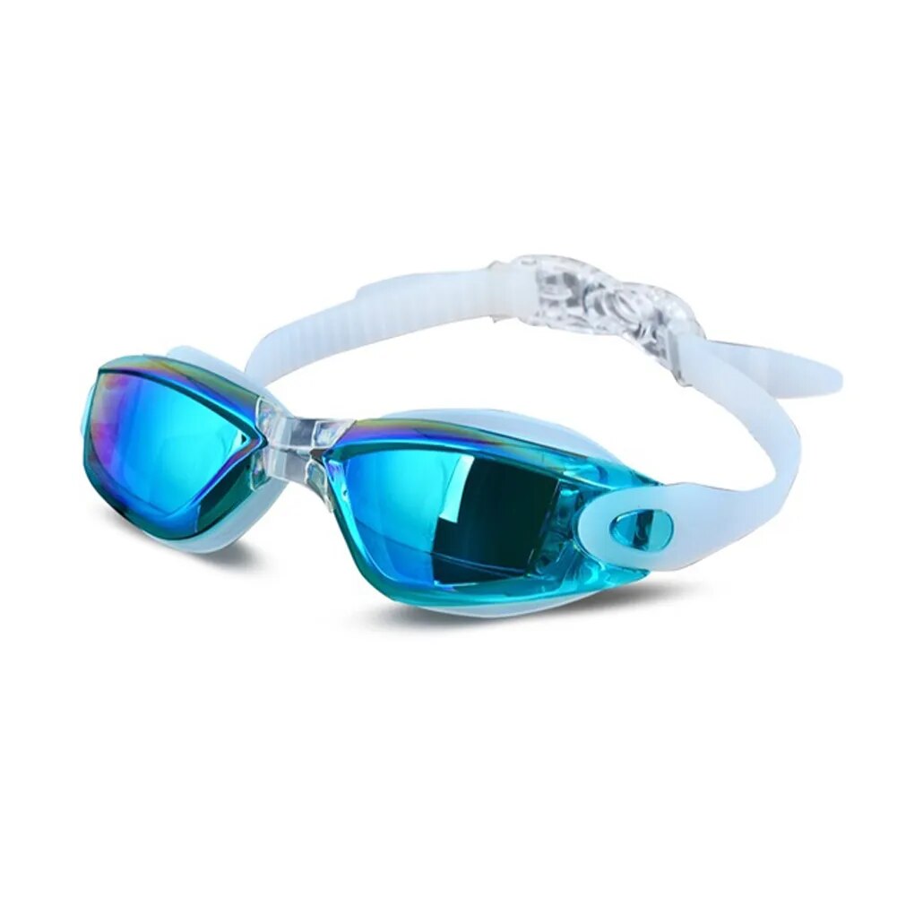 Women Men Electroplating UV Waterproof Swimming Goggles Anti fog Swimwear Eyewear Swim Diving Water Glasses Gafas Adjustable