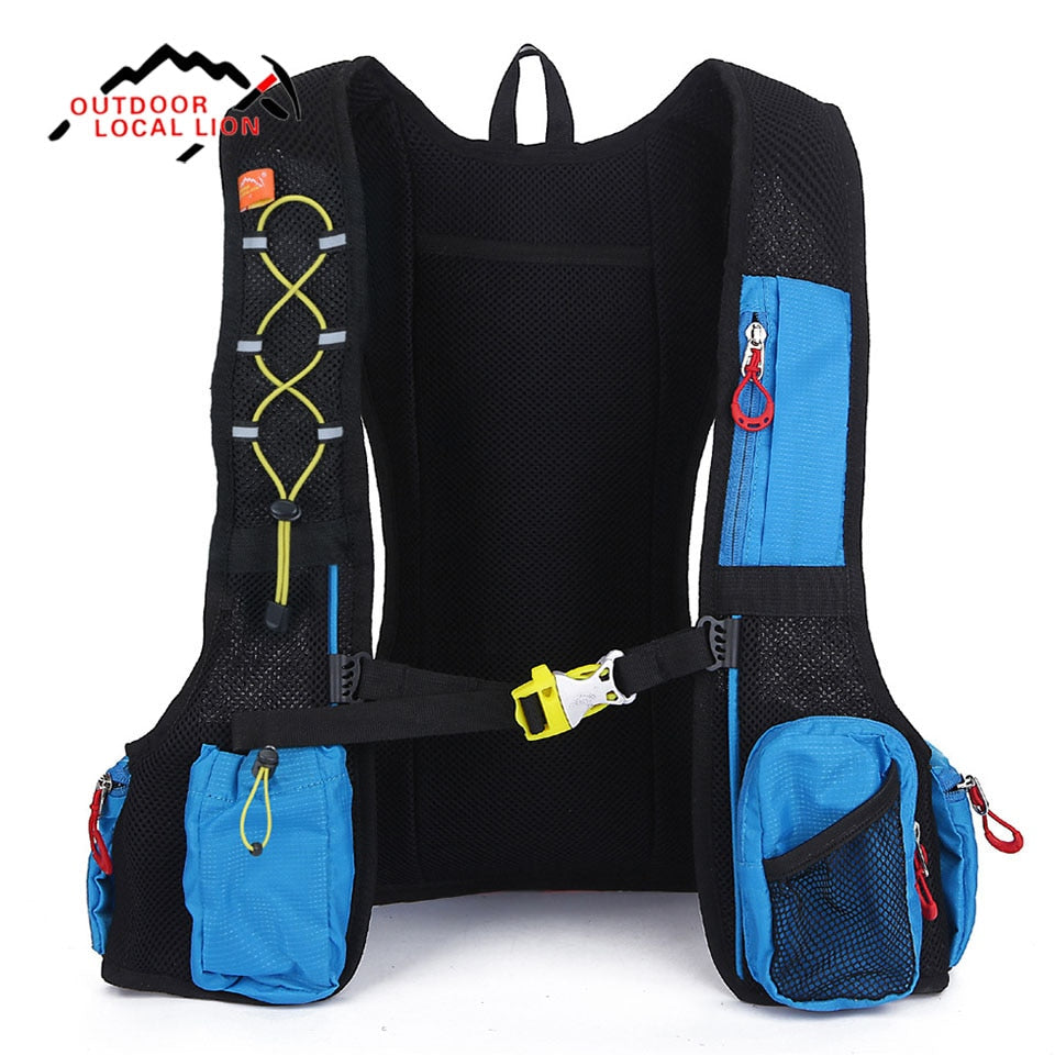 Outdoor Sport Bag 10L Professional Cycling Bicycle Bike Backpack Packsack Running Backpack Fishing Vest Bag Hydration Pack LK508