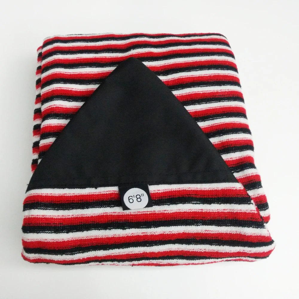 6ft8 Quick-dry Surfboard Sock Knit Surf Sock Stretch Terry Surfboard Bag
