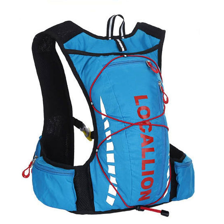 Outdoor Sport Bag 10L Professional Cycling Bicycle Bike Backpack Packsack Running Backpack Fishing Vest Bag Hydration Pack LK508