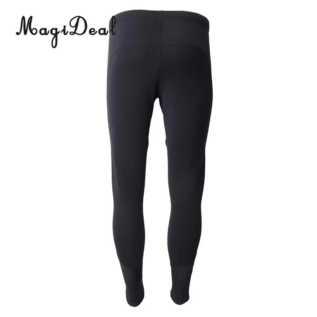 Mens Wetsuit Pant 1.5mm Neoprene Warm Super Stretch Trousers for Water Sport Snorkeling Fishing Diving Surfing Canoeing Swimming