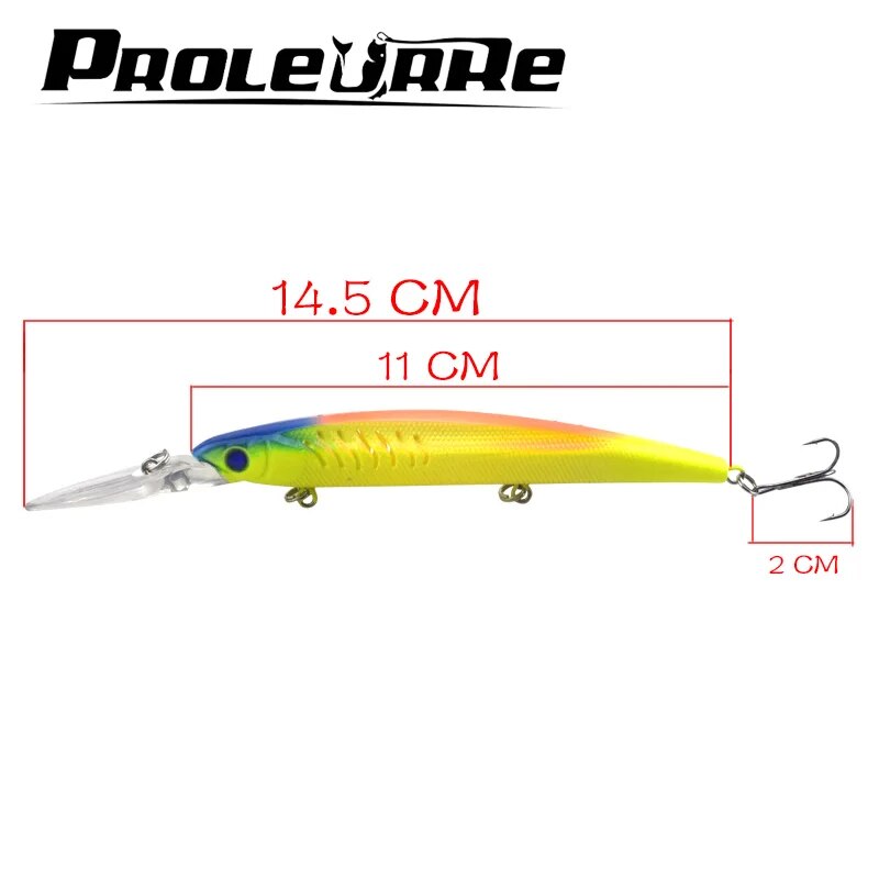 1PCS Sinking Minnow Fishing Lures 145mm 13.8g Deep diving Wobbler Artificial Hard Fake Baits Crankbait Pesca Fishing Tackle