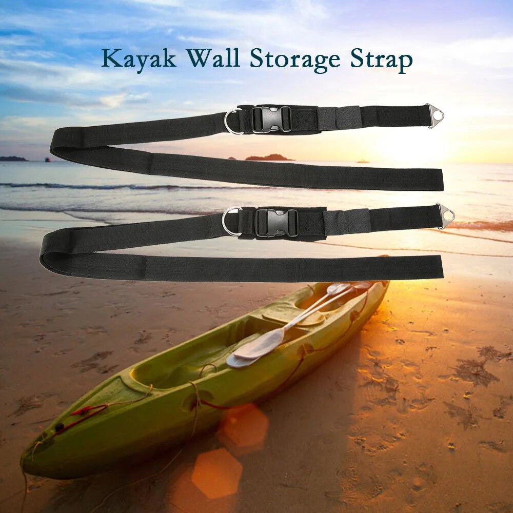 2pcs Kayak Wall Hanger Straps Webbing for Boat Kayak/SUP Storage Wall Storage Strap Rack Hanger Boat Keeper Garage Hanger 2019