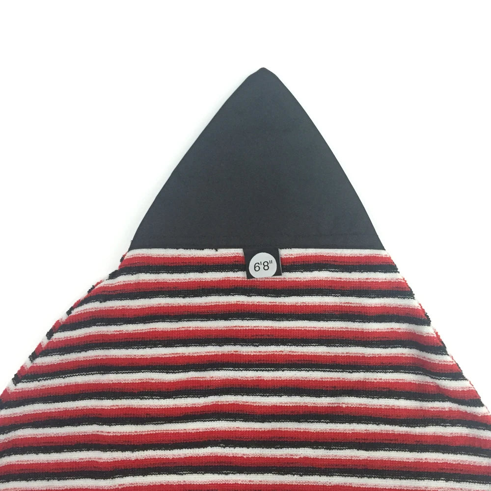 6ft8 Quick-dry Surfboard Sock Knit Surf Sock Stretch Terry Surfboard Bag