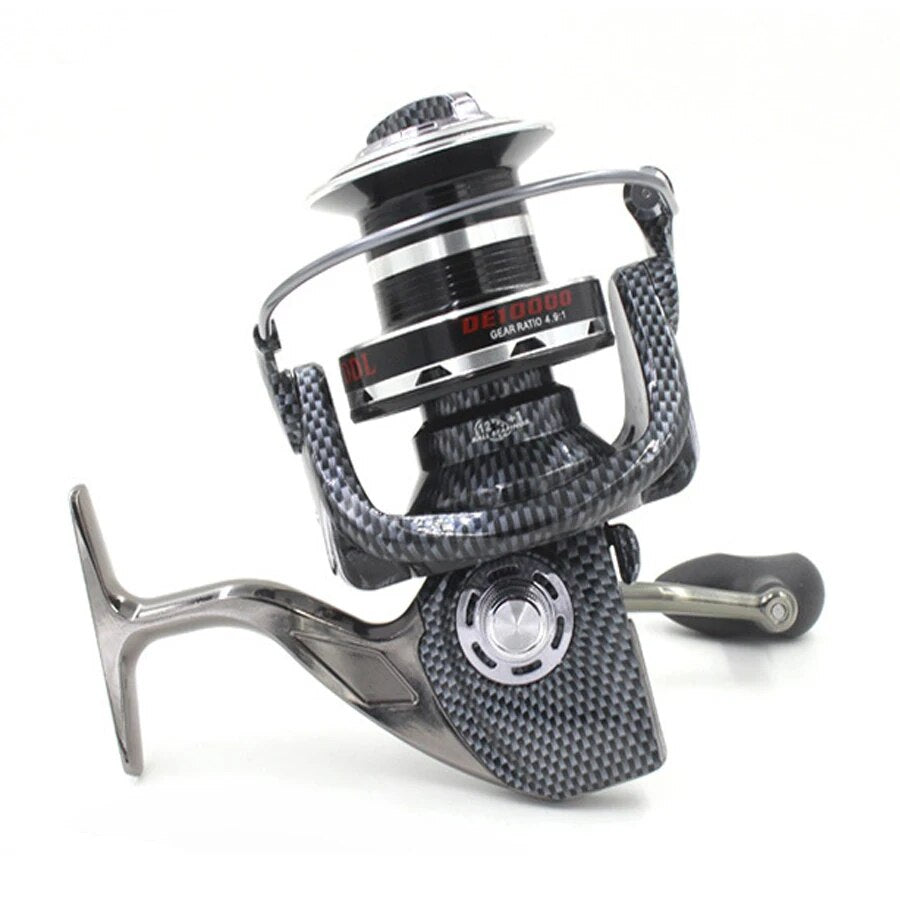 New Large Drag Fishing Reels All for Spinning Tackle 13BB Carp Metal Fixed Spool Reel Surfcasting Sea Rod Coil Long Shot Wheel