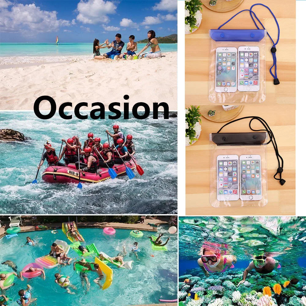 Waterproof Dry Bag Swimming Bags Phone Pouch Cover For Beach Travel Outdoor Water Sport Equiment
