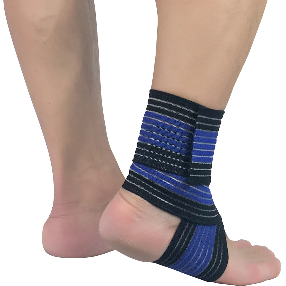 Adjustable Ankle Support Strap Running Brace Basketball Football Sleeve Bandage Sports Gym Anti Sprain Ankle Foot Protective