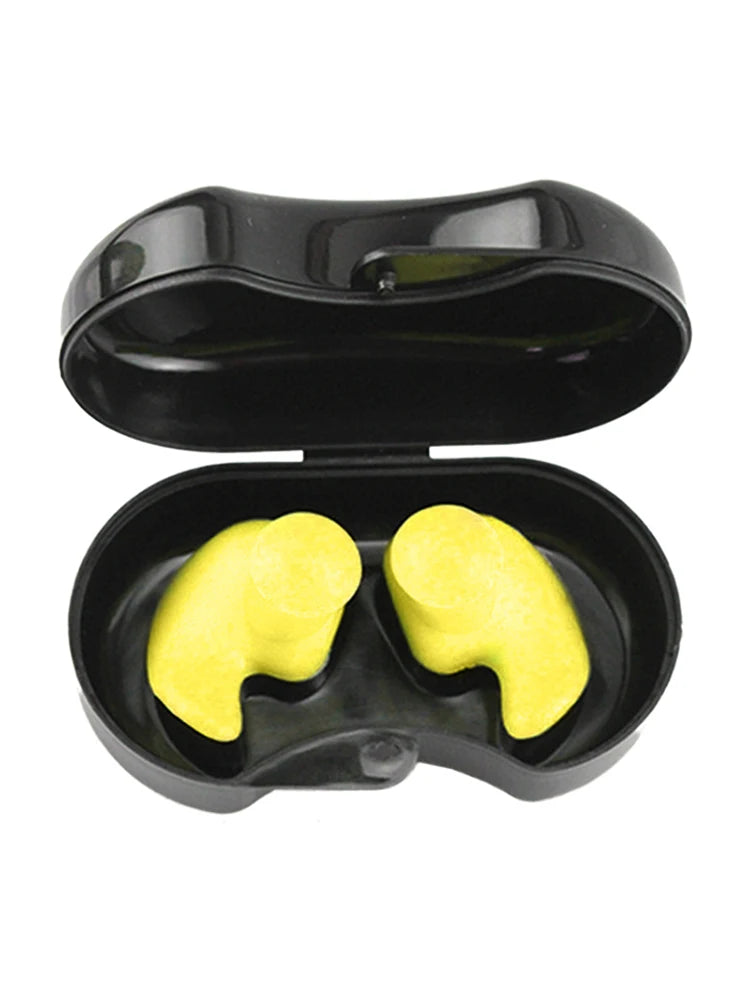 Summer Swimming Earplugs Set With Box Silicone Waterproof Anti-noise Surf Diving Outdoor Water Sports Pool Accessories