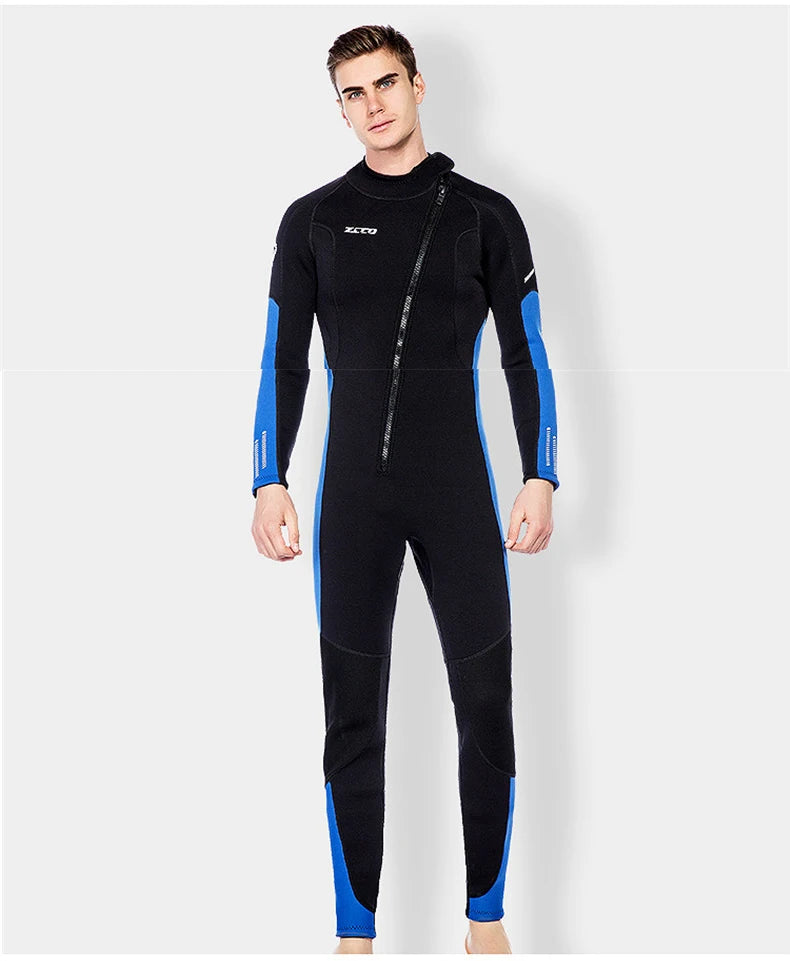 3MM Neoprene Wetsuit Men Surf Scuba Diving Suit Equipment Underwater Fishing Spearfishing Kitesurf Swimwear Wet Suit Equipment