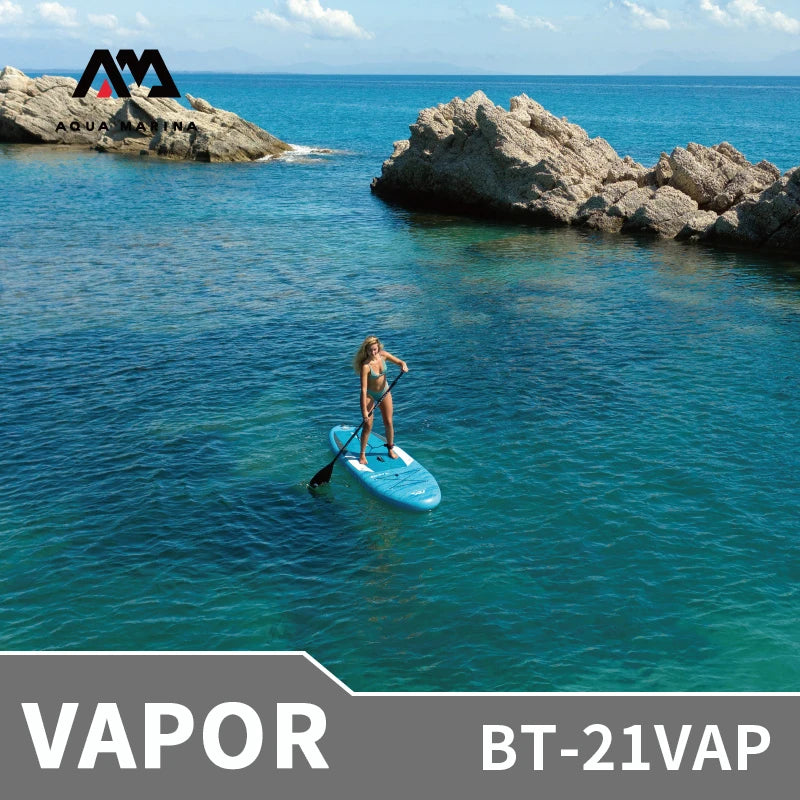 AQUA MARINA VAPOR 3.1m Inflatable Surfing Board SUP Stand Up Aquatic Sports Surfboard Paddle Board With Safety Rope