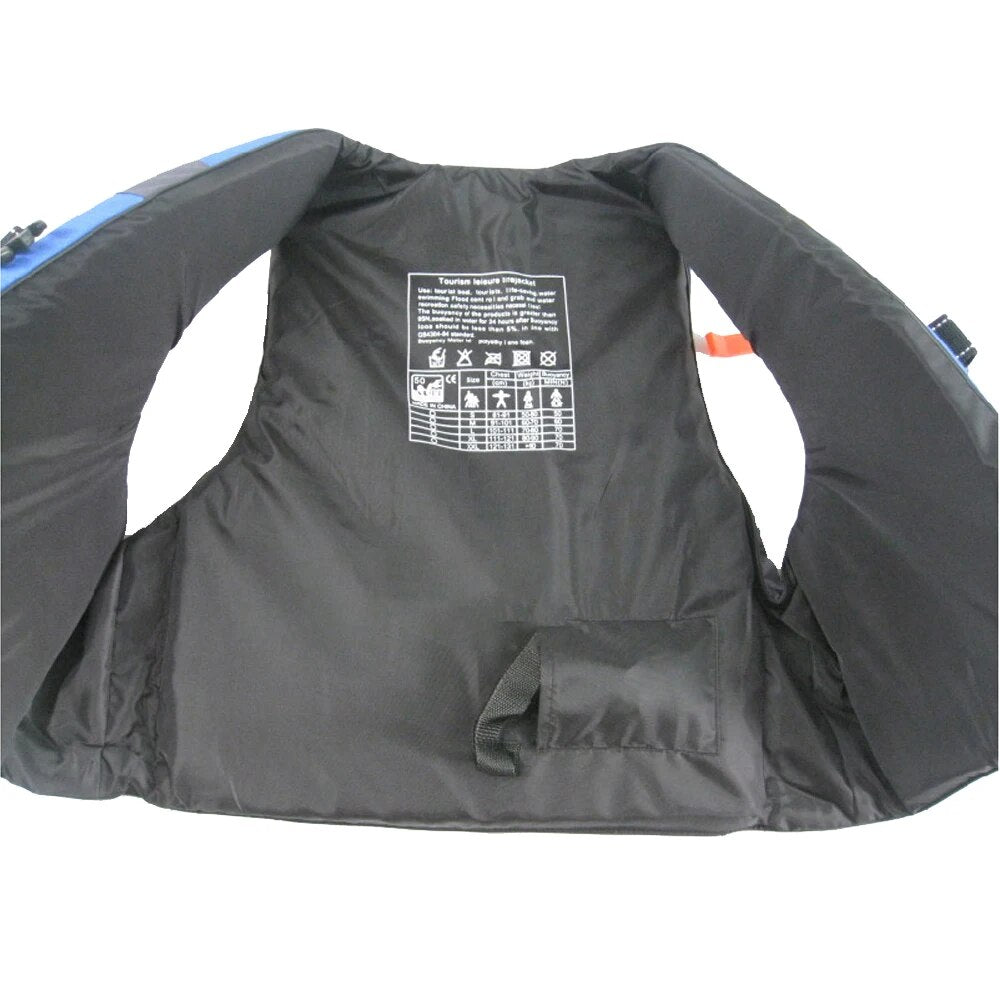 New Life Jacket Adult Children Buoyancy Vest Water Sport Boating Surf Kayaking Drifting Fishing Skiing Safety Rescue Life Vest