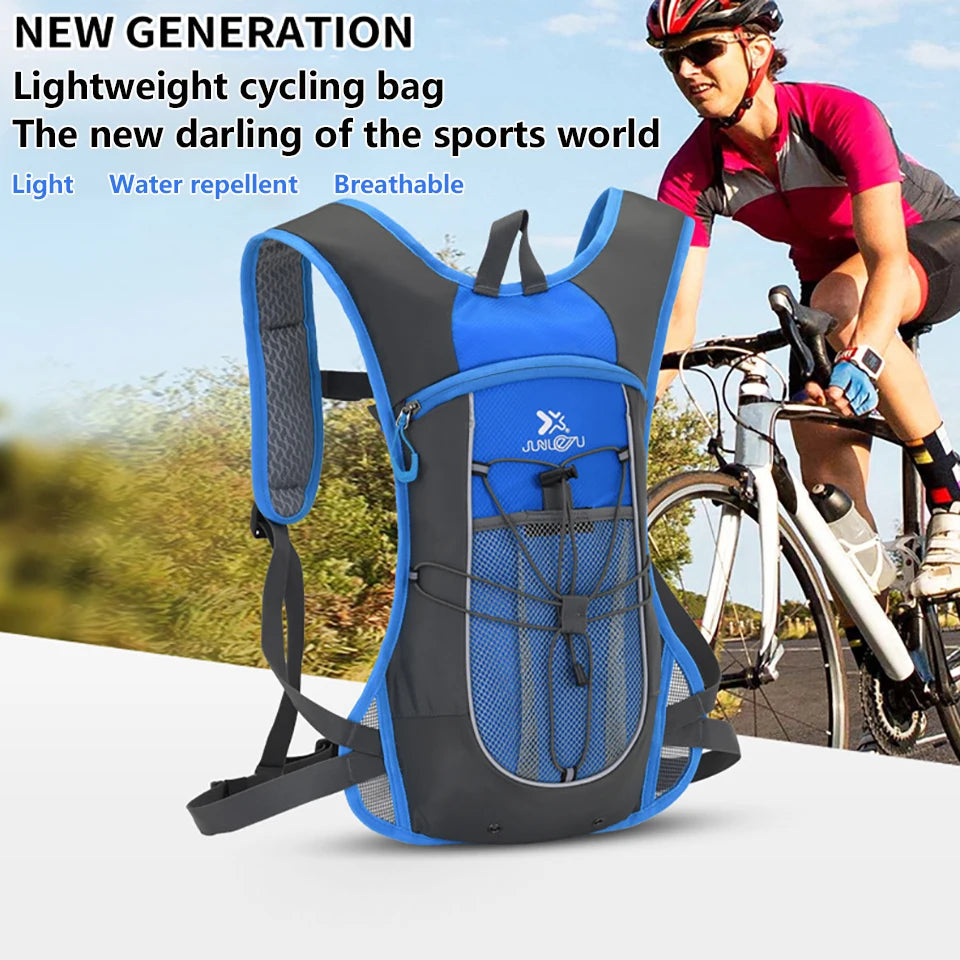 Outdoor Sport Cycling Running Hydration Water Bag Storage Helmet Backpack UltraLight Hiking Bike Riding Pack Bladder Knapsack