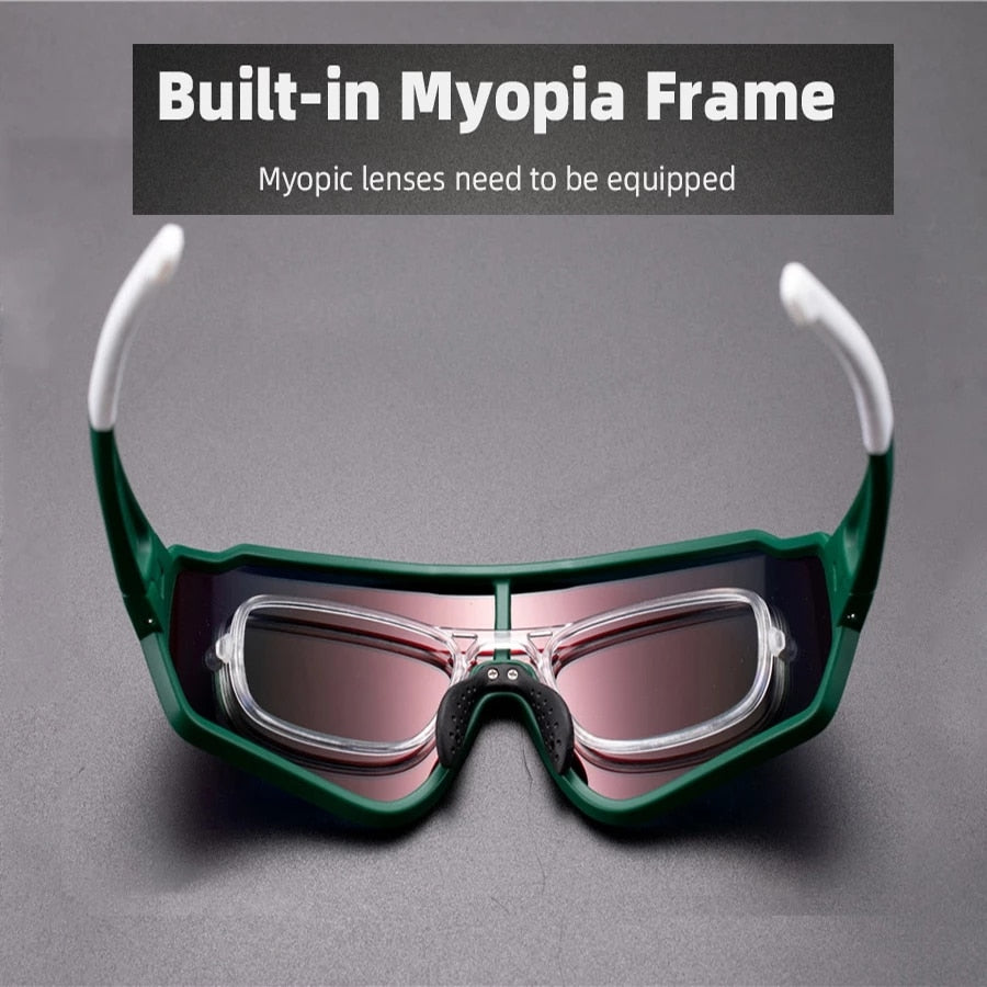 ROCKBROS Polarized Cycling Glasses Clear Bike Glasses Eyewear UV400 Outdoor Sport Sunglasses Men Women Cycling Sunglasses