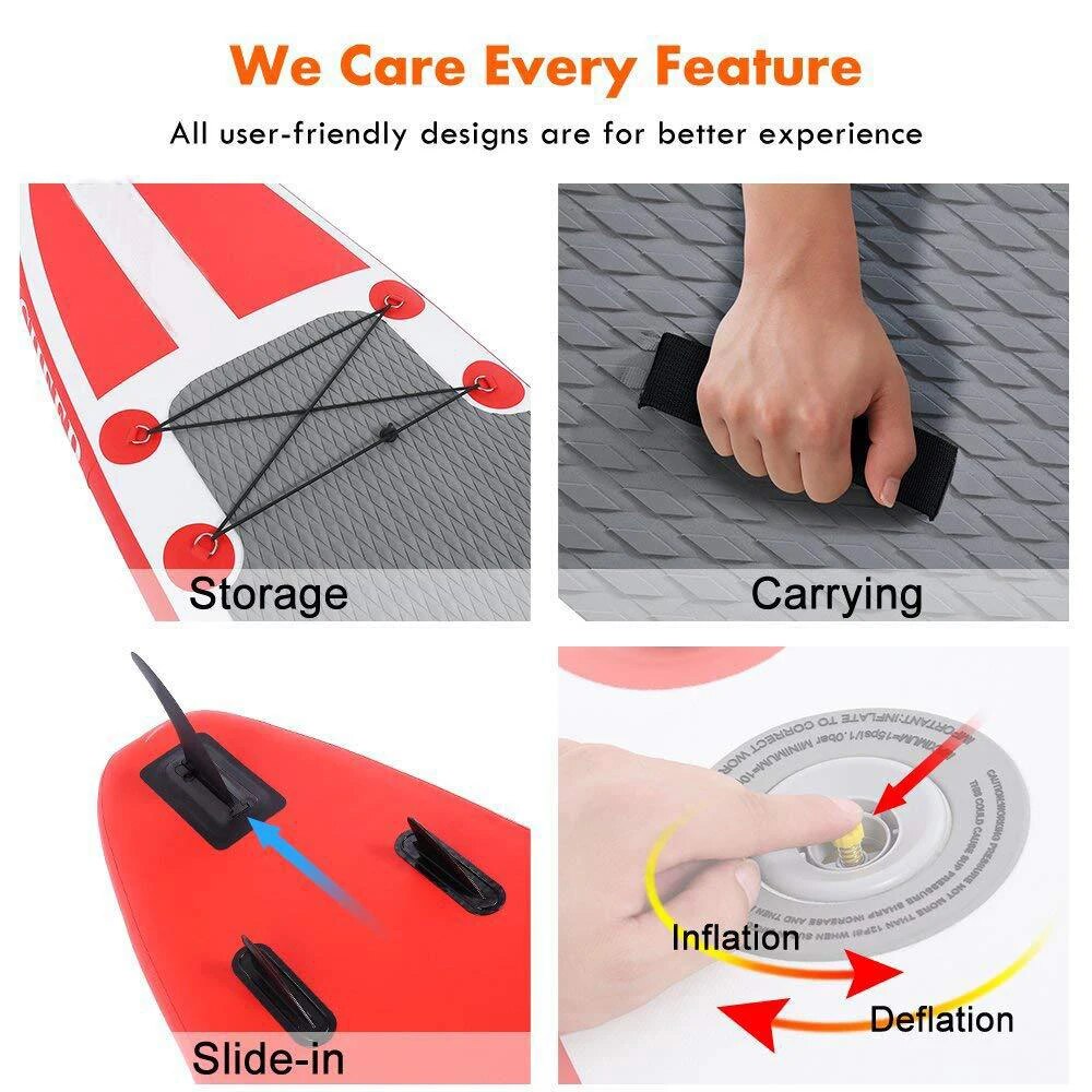 2023 NEW SUP 300*76*15CM inflatable Ultralight surfboard stand up paddle board surf water sport board boat dinghy raft