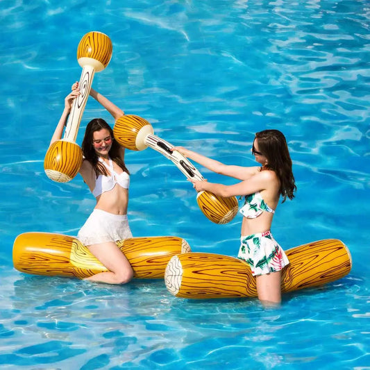 Inflatable Joust Swimming ring Pool Float Game Toys Water Sport Plaything For Children Adult Party Supply Gladiator Raft