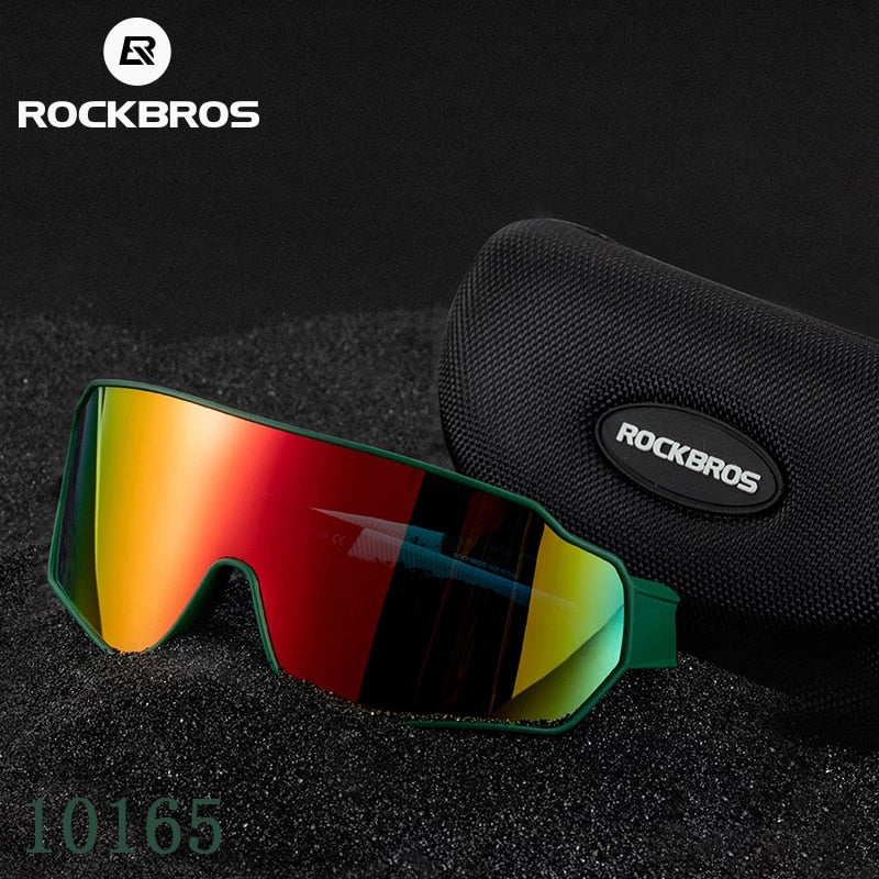 ROCKBROS Polarized Cycling Glasses Clear Bike Glasses Eyewear UV400 Outdoor Sport Sunglasses Men Women Cycling Sunglasses