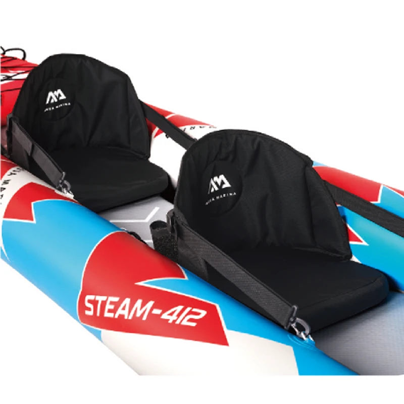 AQUA MARINA 1 2 person inflatable boat sport kayak model STEAM canoe pvc dinghy raft pump seat drop stitch floor laminated PVC