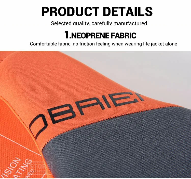 Kayak Life Jacket Adults Surf Life Vest Motorboats jet ski Wake board Raft Rescue Boat Clothing Fishing Vest Swimming Drifting