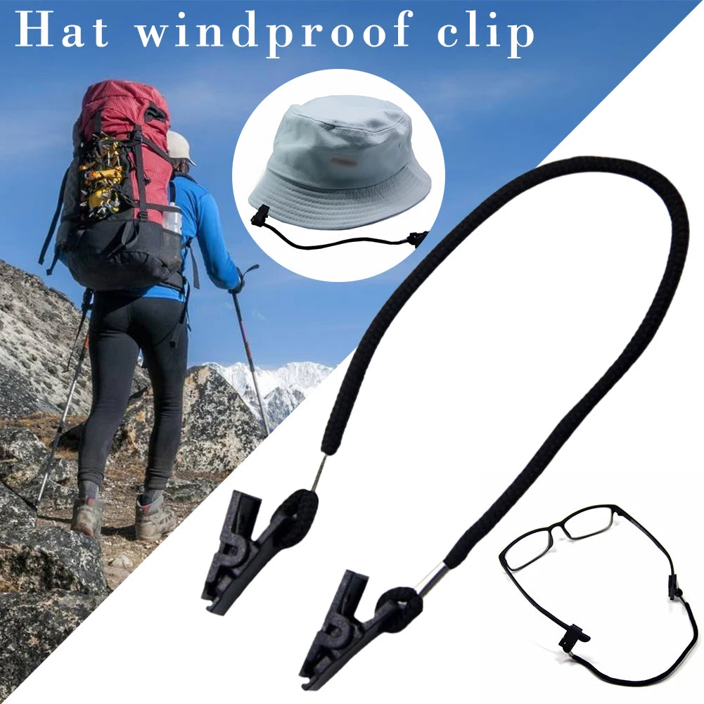 1PC Hat Retainer Fishing Apparel Keeper Holder Hat Windproof Clip For Golfing Fishing Boating Sailing Sports
