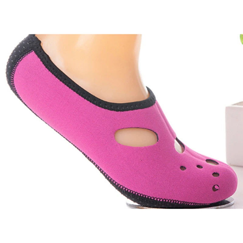 Esportes aquáticos meias de mergulho anti skid sapato de praia para mulheres natação surf meias de neoprene adulto sapatos de mergulho água
