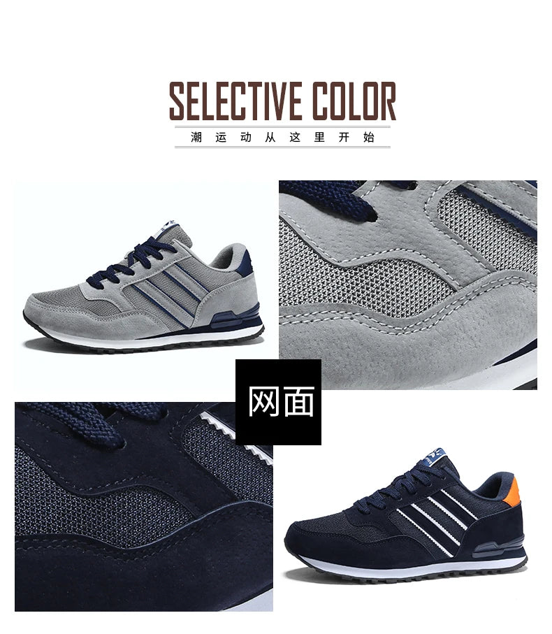 Fashion Brand Casual Sneakers for Men Air Mesh Shoes Non-slip Casual Shoes Sweat-Absorbant Sneakers Zapatos De Hombres Male