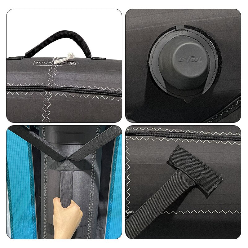 Handheld Inflatable Wingfoil Sail 4M/5M/6M Wing Foil Surf Windsurfing Wingsurf Wingboard Kitesurf Surfboard Hydrofoil SUP KW01