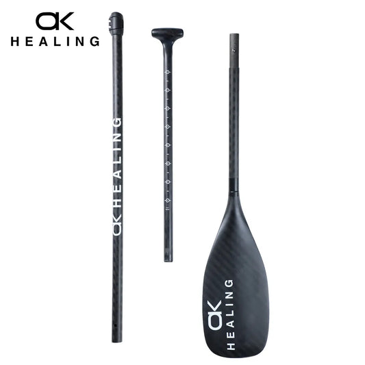12K Full Carbon Fiber SUP Paddle Surfboard Kayak Accessories Inflatable Stand Up Paddle Surf Carbon Fiber Blade Shaft