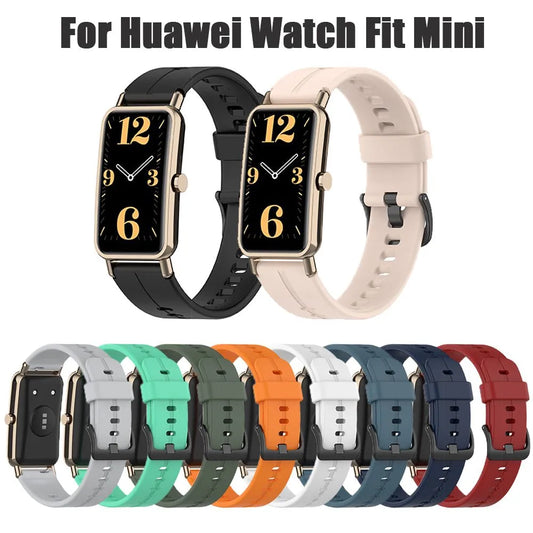 Soft Silicone Strap For Huawei Watch Fit Mini Bracelet Replacement Smart Watch Wristband For Huawei Fit Mini Watch Band Correa