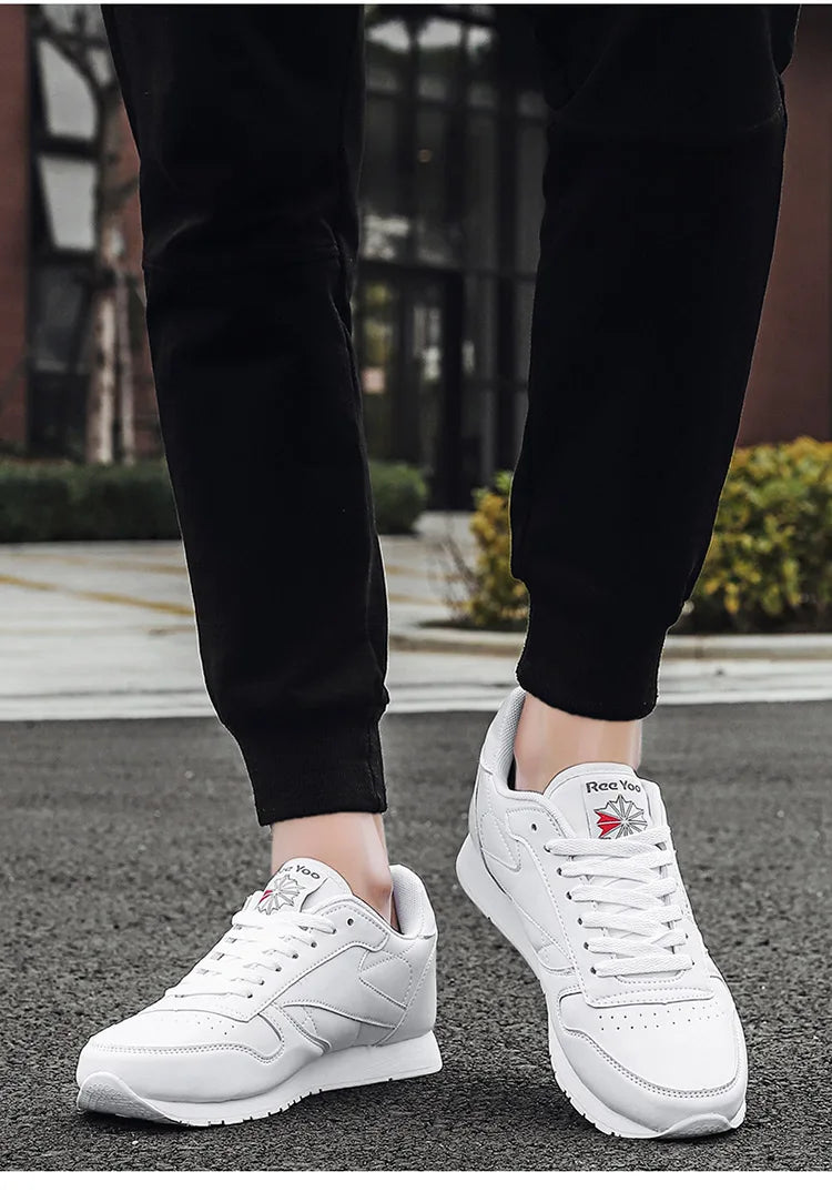 Couple Sneakers 2024 Fashion shoe Men Women Running Shoes Non Slip White Black Sport Shoes Outdoor Lace Up Walking Shoes Male