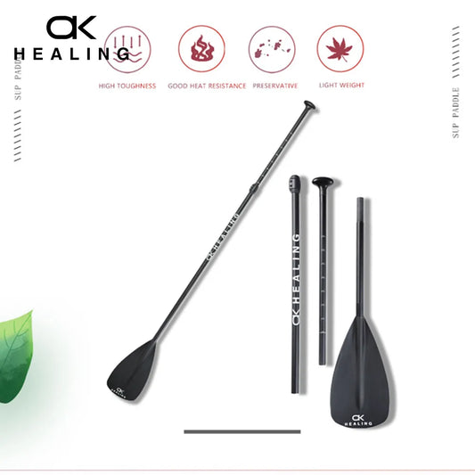 Sup board paddle fibra de vidro 175-205cm levanta-se paddle board ajustável esporte aquático para caiaque inflável deriva