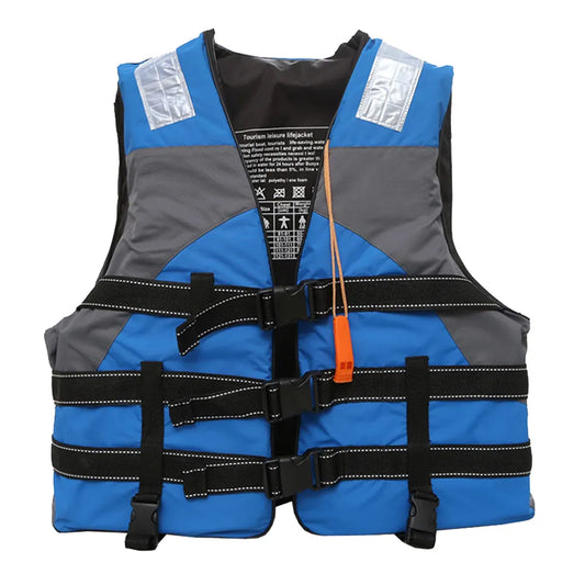 New Life Jacket Adult Children Buoyancy Vest Water Sport Boating Surf Kayaking Drifting Fishing Skiing Safety Rescue Life Vest
