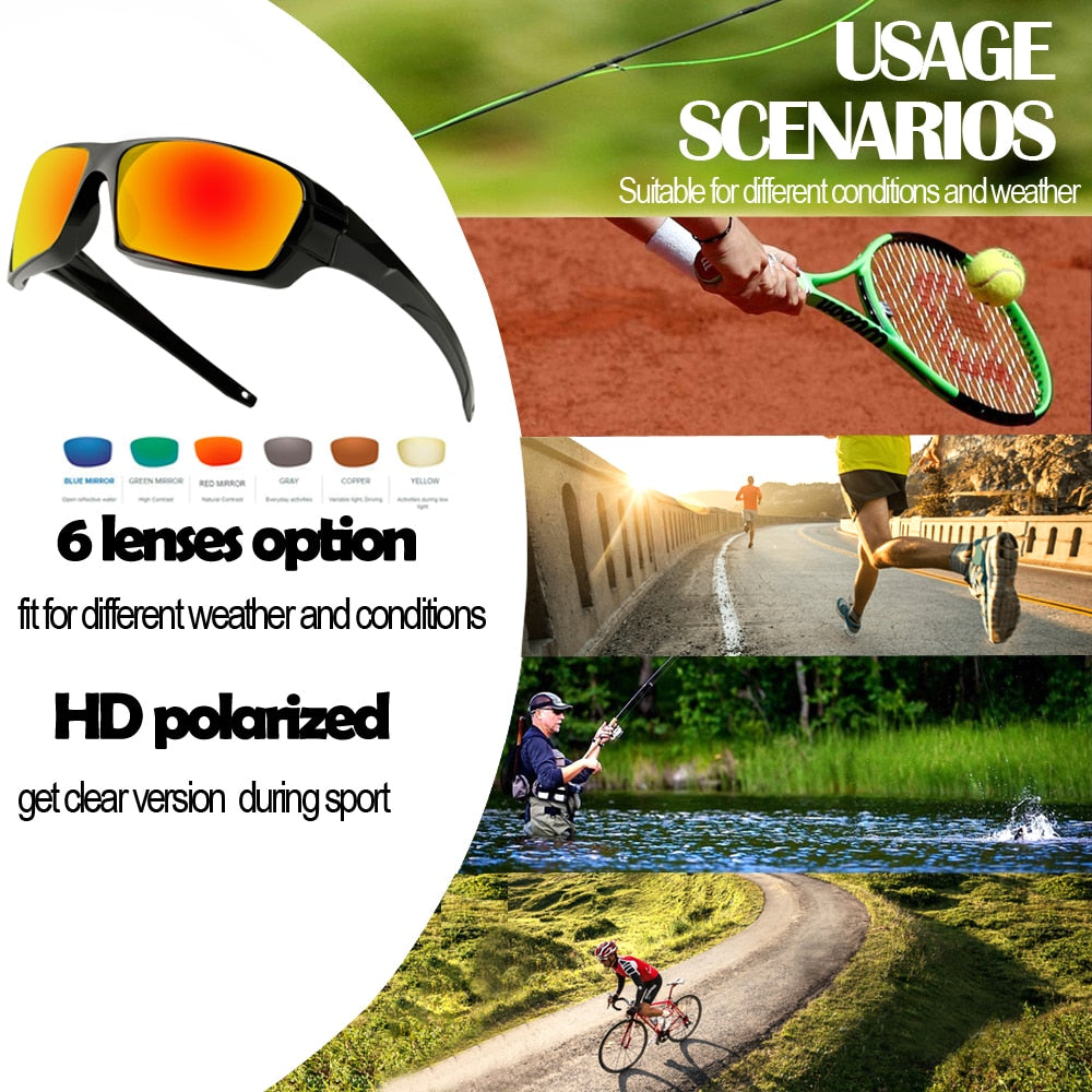 Óculos de ciclismo mtb bicicleta óculos 6 lente esporte ao ar livre óculos proteção equitação motocicleta óculos de sol