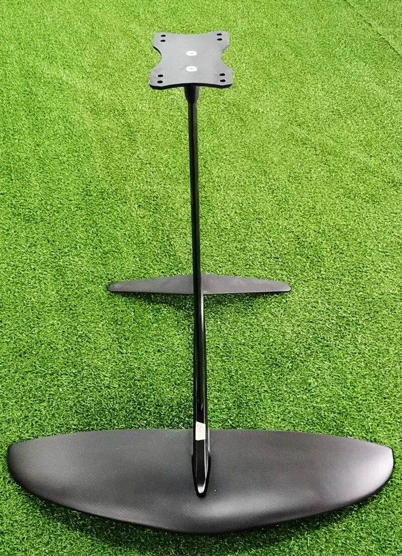 Larger L hydrofoil Pure 3K Carbon Wings+Aluminum fuselage mast plate Hydrofoil Foils for SUP Surf Foil
