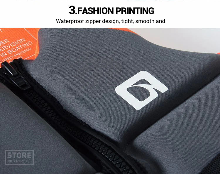 Kayak Life Jacket Adults Surf Life Vest Motorboats jet ski Wake board Raft Rescue Boat Clothing Fishing Vest Swimming Drifting