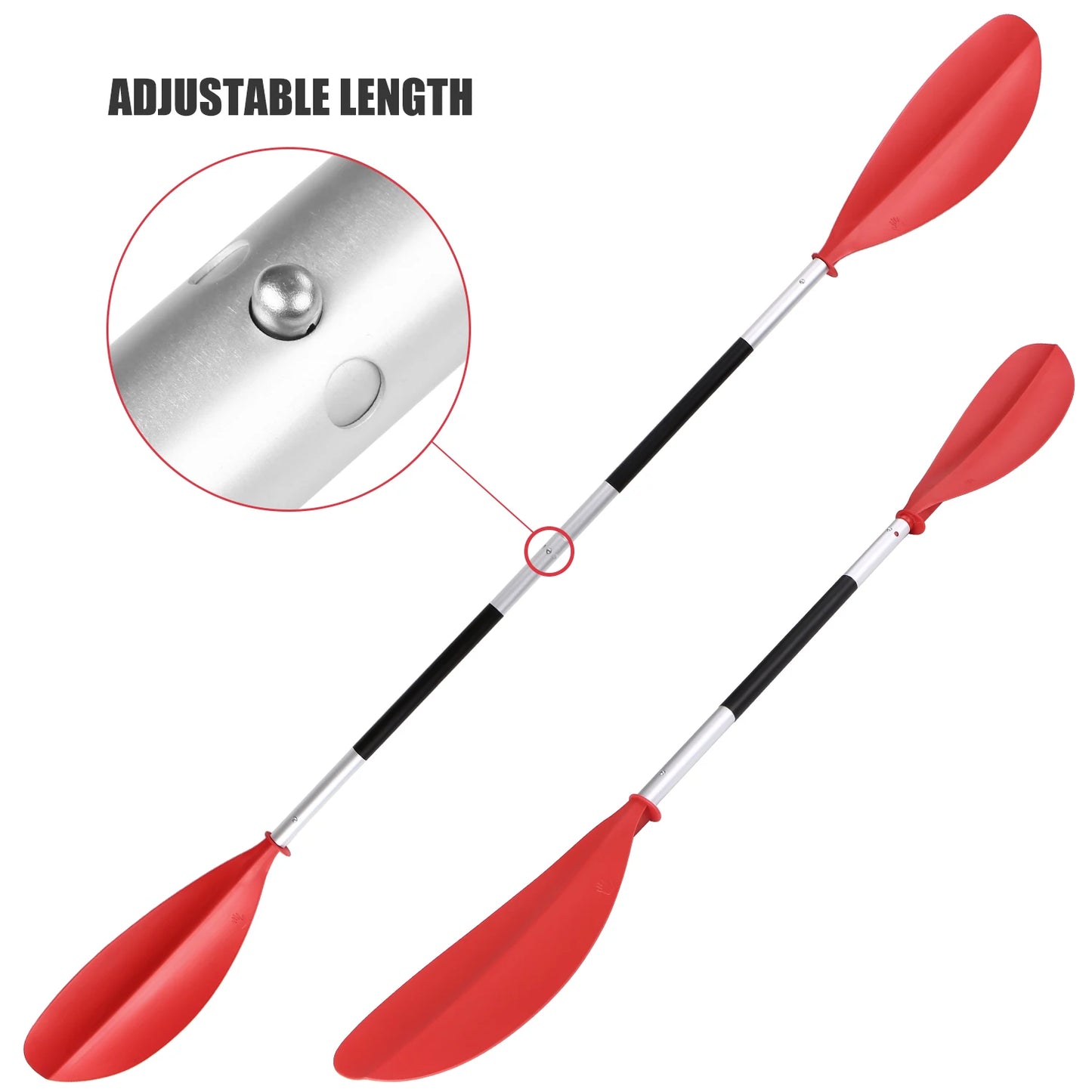 4-Piece Quick Release Asymmetrical Kayak Paddle Board Water Sports paddle for kayak inflatable boat sups board stand