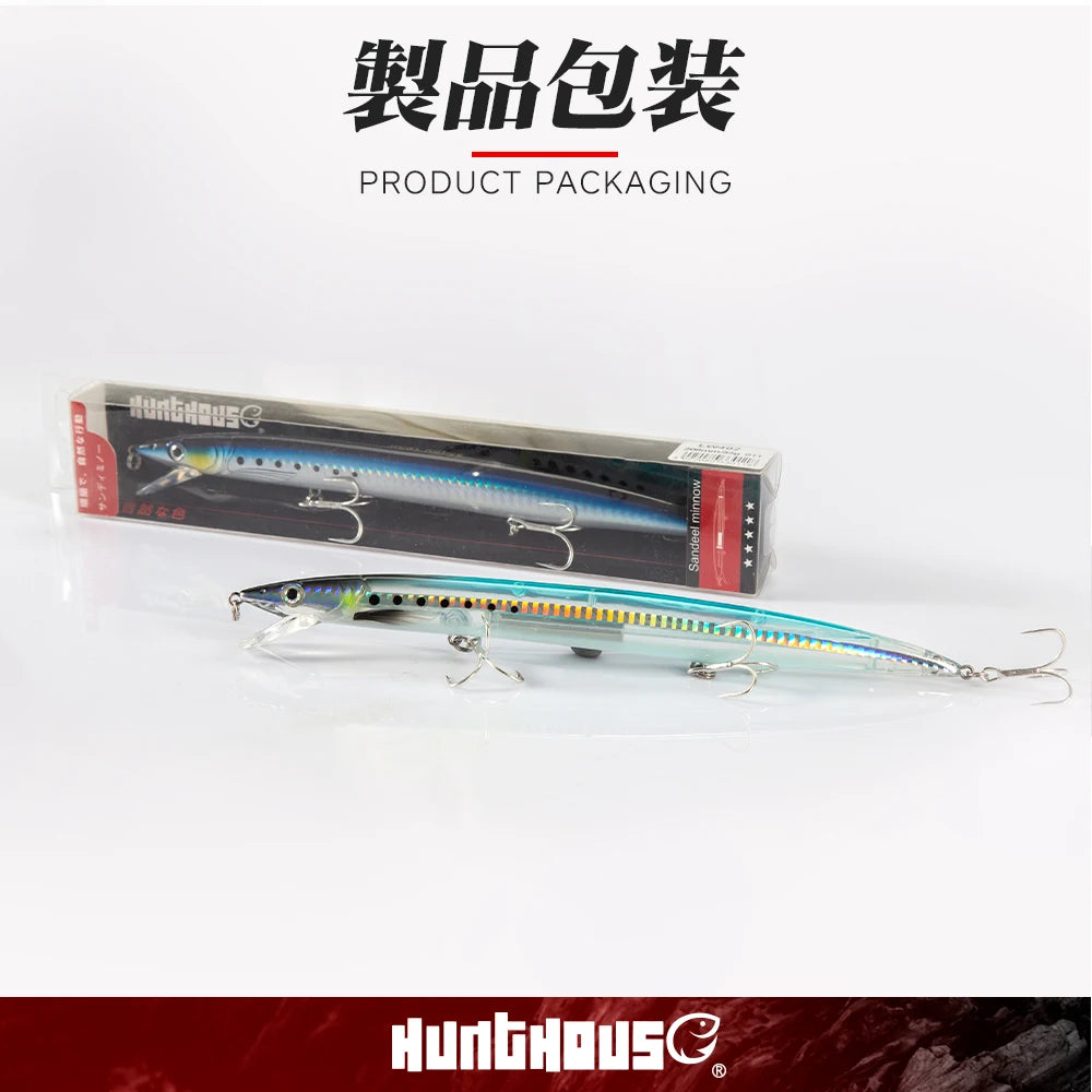 Hunthouse Fishing Jerkbait Lure Minnow Jerkbait Sea Lure Long Casting Minnow Floating Pesca Fishing Tackle Seabass