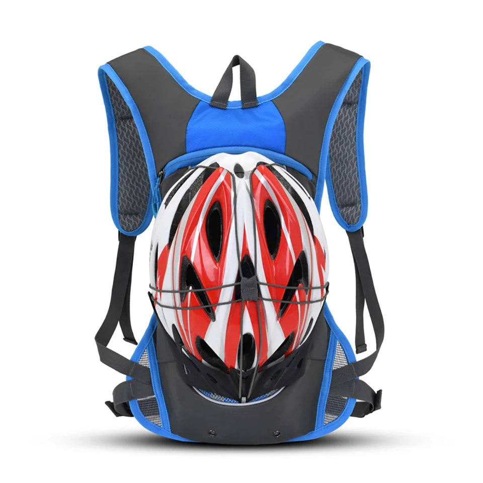 Outdoor Sport Cycling Running Hydration Water Bag Storage Helmet Backpack UltraLight Hiking Bike Riding Pack Bladder Knapsack