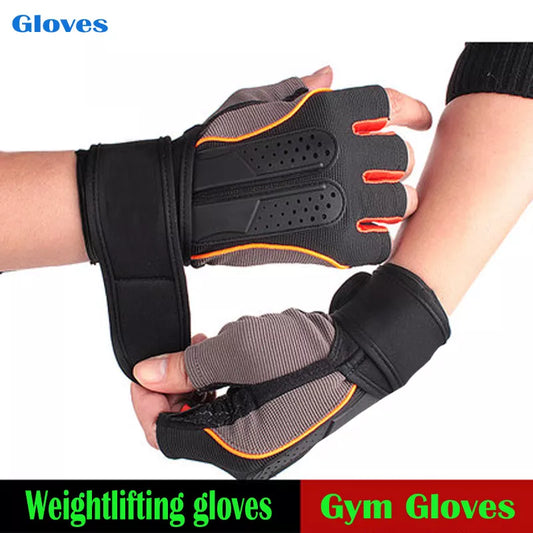 Tactical Sports Fitness Weight Lifting Gym Gloves Training Fitness Bodybuilding Workout Wrist Wrap Exercise Glove for Men Women