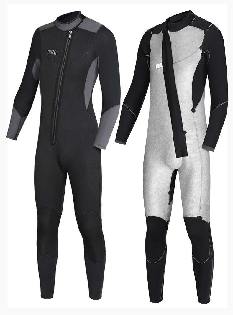 5/3MM Neoprene Wetsuit Men Surf Scuba Diving Suit Equipment Underwater Fishing Spearfishing Kitesurf Swimwear Wet Suit Equipment