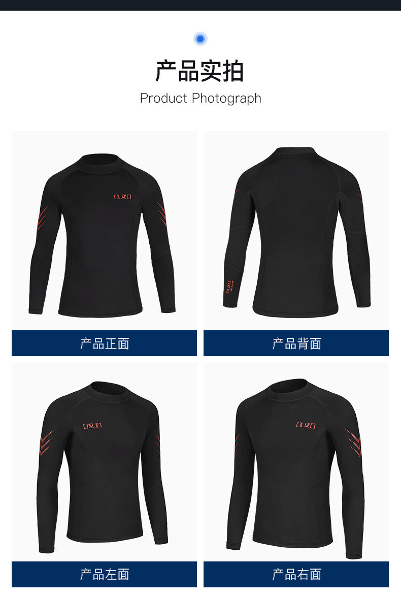 Winter 1.5MM Men Wetsuit Neoprene Underwater Kitesurf Surf Surfing Spearfishing Jacket Pants Clothes Wet Suit