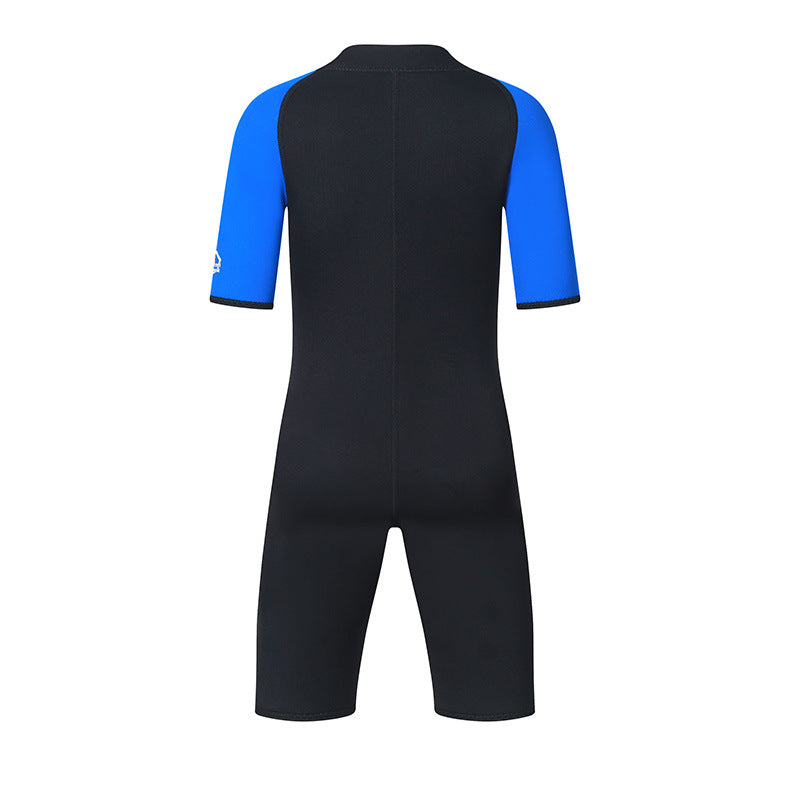 Children Wetsuit 2mm One-Piece Swimsuits Girls Boys Swimwears Underwater Fishing Spearfishing Bathing Diving Kitesurf Surf Suit