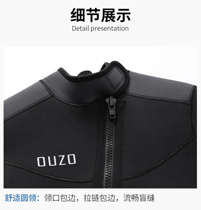 5/3MM Neoprene Wetsuit Men Surf Scuba Diving Suit Equipment Underwater Fishing Spearfishing Kitesurf Swimwear Wet Suit Equipment