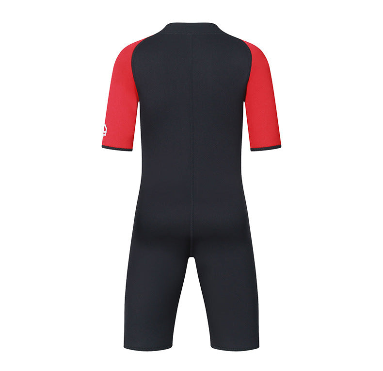 Children Wetsuit 2mm One-Piece Swimsuits Girls Boys Swimwears Underwater Fishing Spearfishing Bathing Diving Kitesurf Surf Suit