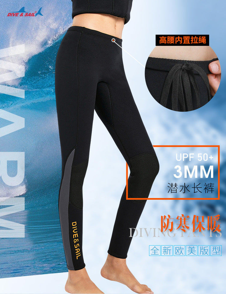 1.5/2/3mm Neoprene Surf Pants Wetsuit Diving Shorts Kitesurf Swimming Trunks Women Men Pants For Snorkeling Kayaking Drifting