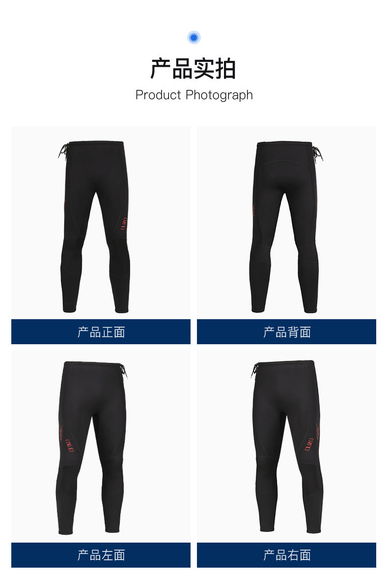 Winter 1.5MM Men Wetsuit Neoprene Underwater Kitesurf Surf Surfing Spearfishing Jacket Pants Clothes Wet Suit