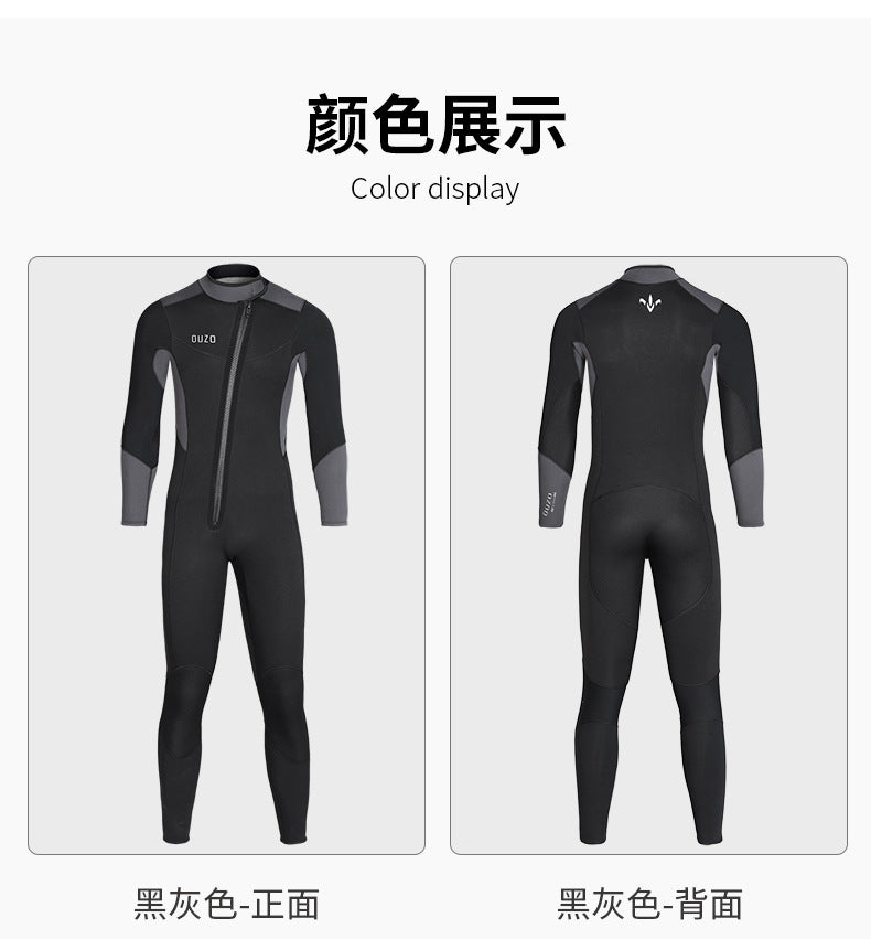 5/3MM Neoprene Wetsuit Men Surf Scuba Diving Suit Equipment Underwater Fishing Spearfishing Kitesurf Swimwear Wet Suit Equipment